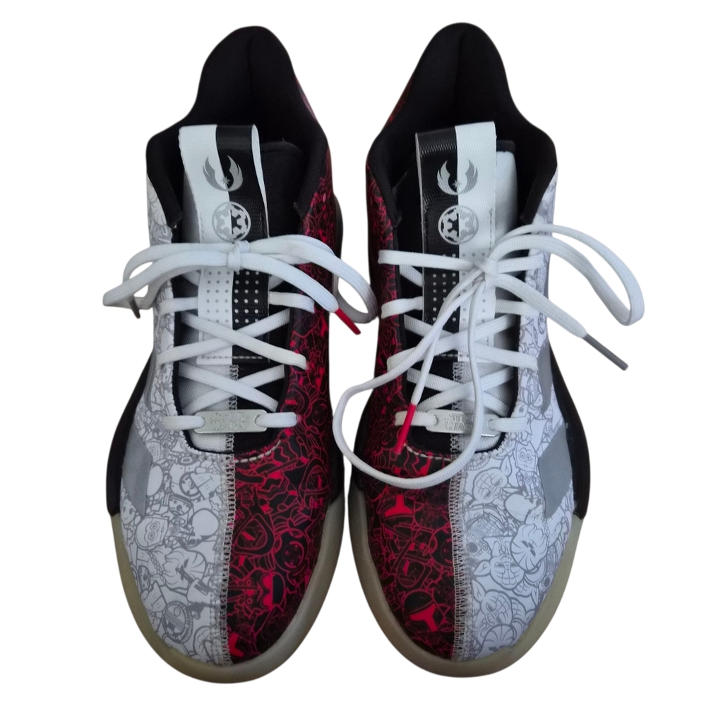 Adidas Star Wars Sneakers Pro Next 2019  Dark Jedi Glow Soles Basketball sz 6